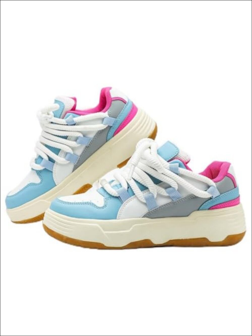 Platform Sneakers Cushioning Non Slip Chunky Walking Shoes